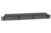 Патч-панель 19" Кат.6 Cabeus PLHD-48-Cat.6-SH-Dual IDC-1U 1U 48 портов