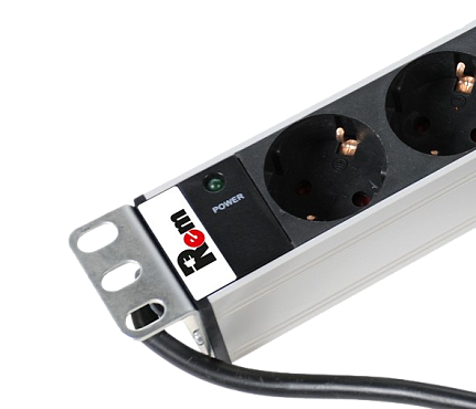 Блок розеток 19", 9 розеток ЦМО R-16-9S-I-440-1.8