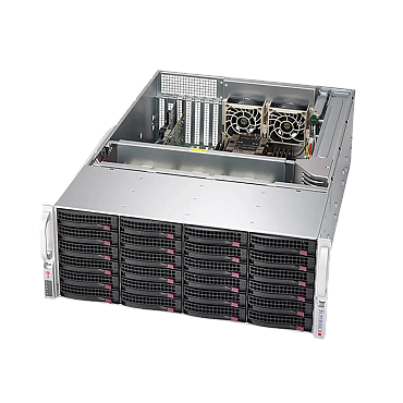 Сервер Supermicro SuperStorage 640P-E1CR24H 24x3.5" Rack 4U, SSG-640P-E1CR24H