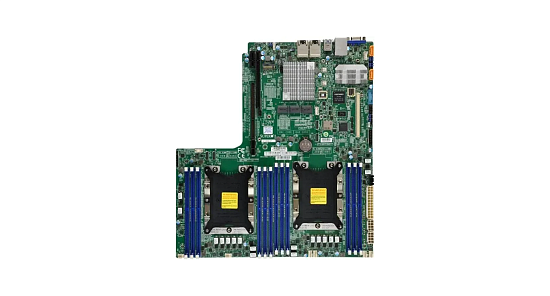 Материнская плата Supermicro X11DDW-NT (2xLGA3647, 12xDDR4, Raid 6gb / s)