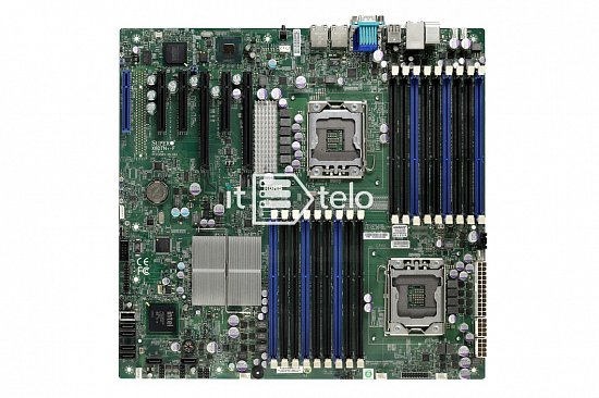 Материнская плата Supermicro X8DTN+ (2xLGA1366, 18xDDR3, Raid 3gb/s)