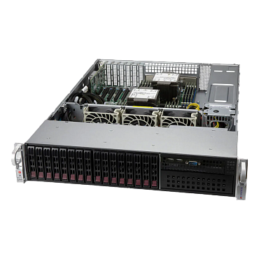 Сервер Supermicro SuperServer 220P-C9RT 16x2.5" Rack 2U, SYS-220P-C9RT