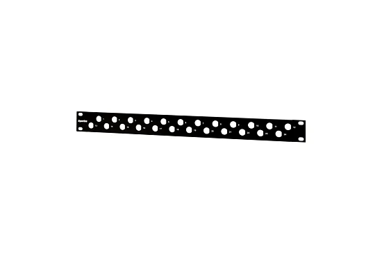 Модульная патч-панель BNC 19" Hyperline PPBL-BNC-19-24BNC 1U 24 порта