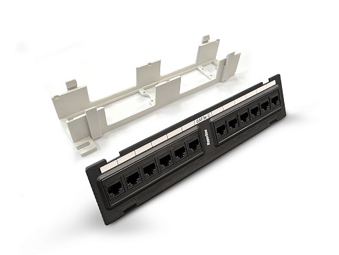 Настенная патч-панель Кат.5е Hyperline PPW-12-8P8C-C5e 12 портов