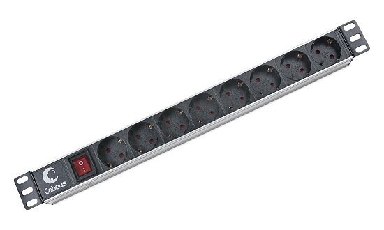 Блок розеток  19"  10А Cabeus PDU-8P 8 розеток