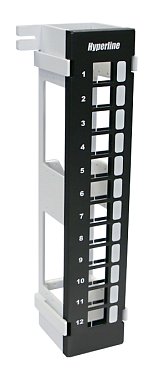 Настенная модульная патч-панель Hyperline PPWBL-12 12 портов