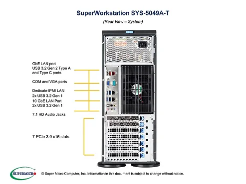 Сервер Supermicro 5049A-T (SYS-5049A-T)