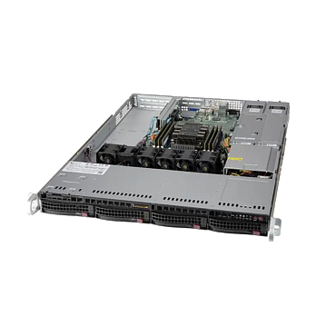 Сервер Supermicro SuperServer 5019P-WTR 4x3.5" Rack 1U, SYS-5019P-WTR