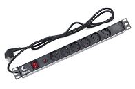 Блок розеток  19"  16А Cabeus PDU-6P-F-2EU 6 розеток