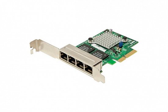 Сетевая карта Supermicro AOC-SGP-i4 / 1 Гбит в сек / 4 порта RJ-45
