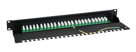 Патч-панель телефонная 19" Cabeus PL-25-TEL-Dual 1U 25 портов