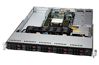 Сервер Supermicro SuperServer 110P-WTR 10x2.5" Rack 1U, SYS-110P-WTR