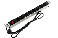 Блок розеток 19", 8 розеток ЦМО R-16-8S-V-440-3