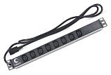 Блок розеток  19"  10А Cabeus PDU-8I-2IEC 8 розеток