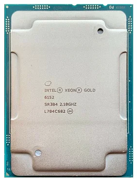 Процессор Intel Xeon Gold 6152 30.20M Cache, 2.10 GHz, 22 ядер LGA 3647