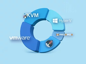 Сравнение гипервизоров 2026: Proxmox vs ESXi 8 vs Hyper-V vs KVM — что выбрать?