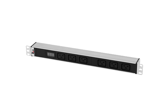 Блок розеток 19", 6 розеток ЦМО R-32-6C19-Am-440-K