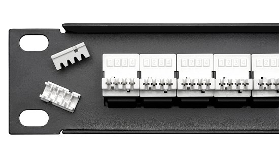 Патч-панель телефонная 19" Cabeus PL-25-TEL-Toolless 1U 25 портов
