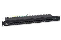 Патч-панель телефонная 19" Cabeus PL-25-TEL-Dual 1U 25 портов