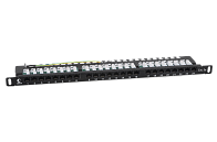 Патч-панель 19" Кат.5е Cabeus PLHD-24-Cat.5e-Dual-90-0,5U 0.5U 24 порта