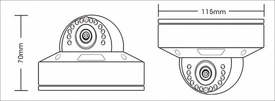 Внутренняя IP Видеокамера SKVISION SK-921HDP