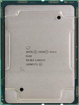 Процессор Intel Xeon Gold 6126 19.20M Cache, 2.60 GHz, 12 ядер LGA 3647