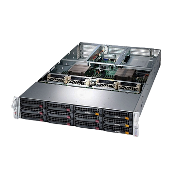 Сервер Supermicro 6028U-E1CNRT+ (SYS-6028U-E1CNRT+)