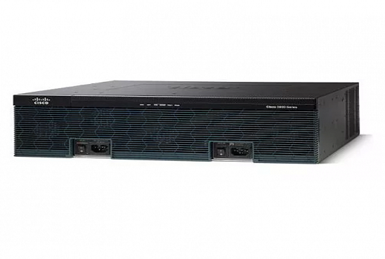 Маршрутизатор Cisco 3925 с двумя блоками питания