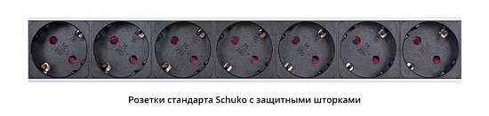 Блок розеток  19"  16А Cabeus PDU-16-20S-B-T 20 розеток