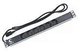 Блок розеток  19"  10А Cabeus PDU-6P-2IEC 6 розеток
