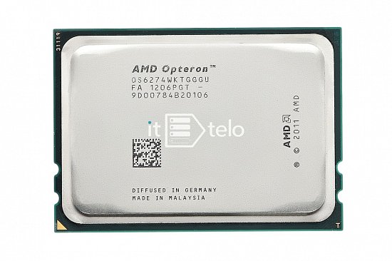 Процессор AMD Opteron 6274 16M Cache, 2.20 GHz, 16 ядер G34