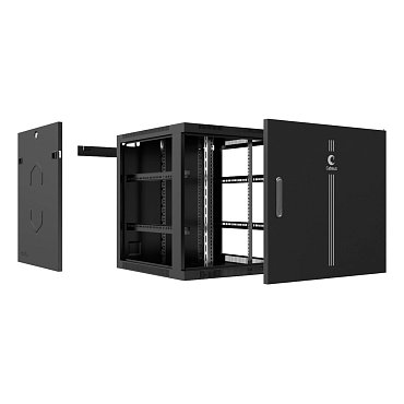 Шкаф серверный 9U Cabeus SH-05F-9U60/35m-BK