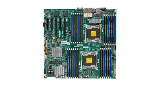 Материнская плата Supermicro X10DRi-LN4+ (2xLGA2011-3, 24xDDR4, Raid 6gb / s)
