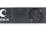 Блок розеток  19"  10А Cabeus PDU-6P-2IEC 6 розеток