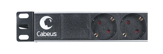 Блок розеток  19"  10А Cabeus PDU-6P-2IEC 6 розеток