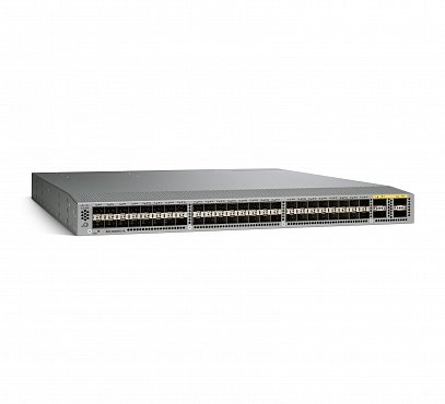Коммутатор Cisco Nexus N3K-C3064PQ-10GX с двумя блоками питания лицензия N3K-BAS1K9