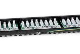 Патч-панель 19" Кат.6 Cabeus PLHD-24-Cat.6-Dual-90-0,5U 0.5U 24 порта