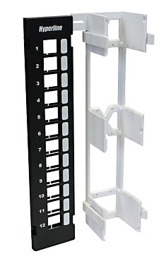 Настенная модульная патч-панель Hyperline PPWBL-12 12 портов